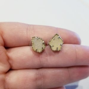 Kendra Scott - Tessa Gold Stud Earrings In Iridesc
